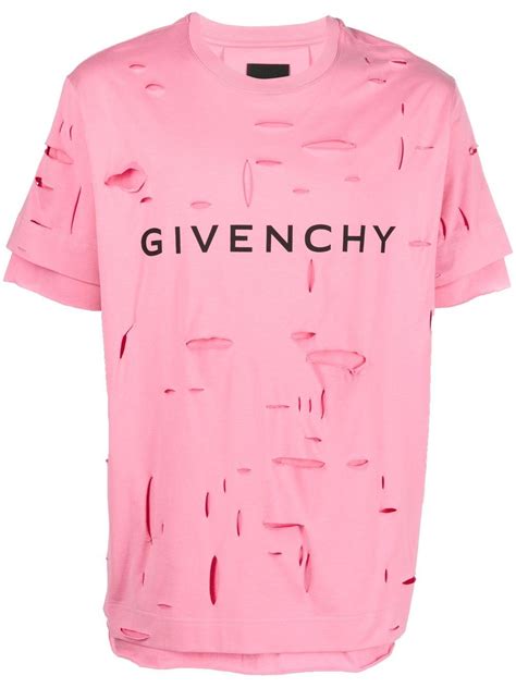 givenchy ripped t shirt|givenchy shirt women.